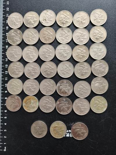 7期新疆小崔一世界各国钱币拍卖 - 港币一组