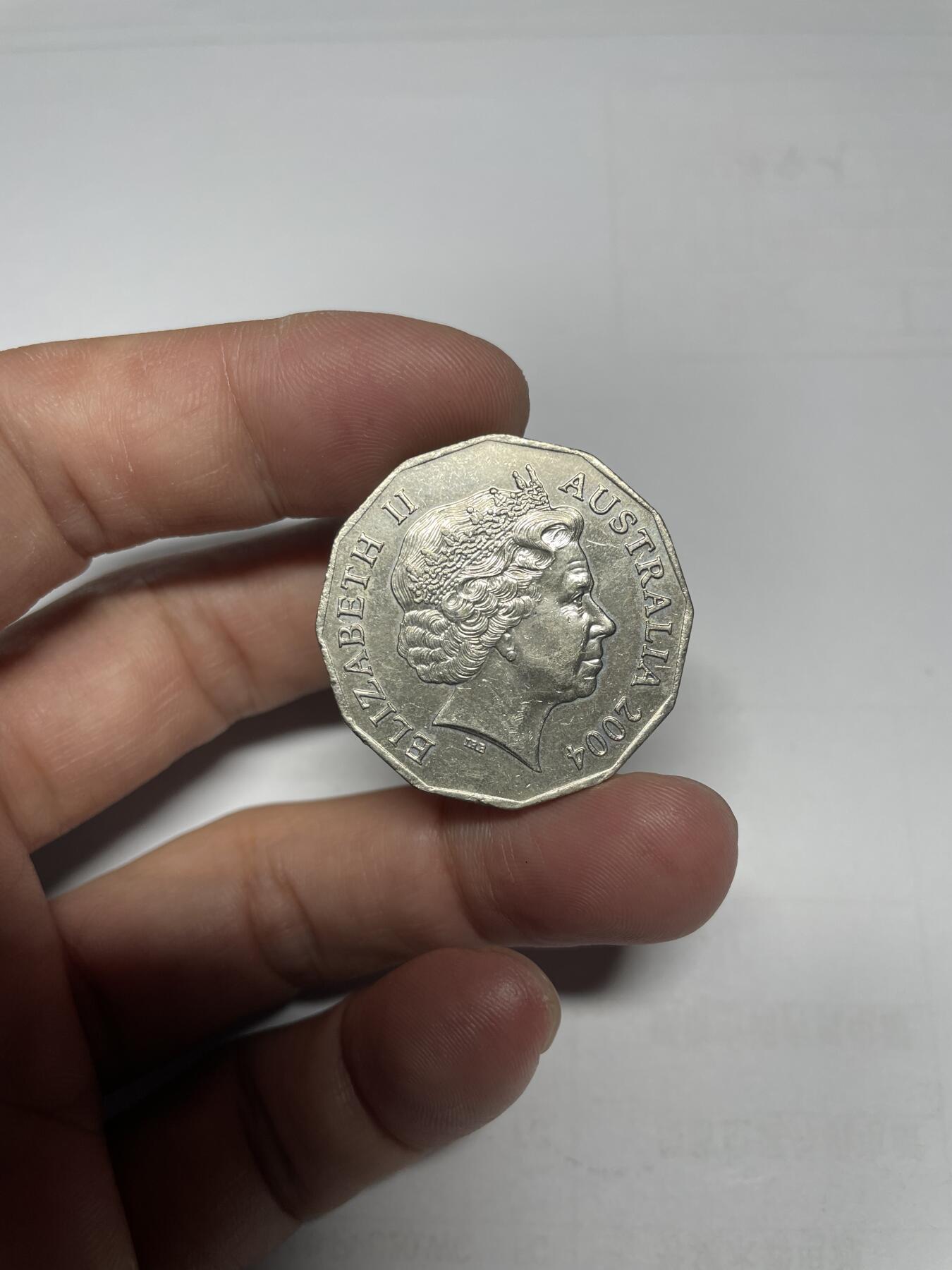 每日一拍，2024年集古藏今外币拍卖第十五期-第9场—（总第149拍），可以寄存60天，满160元包邮。 2004年澳大利亚50分