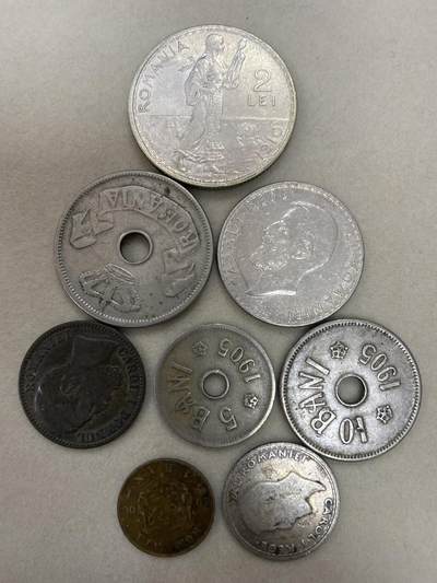 康怡轩钱币【世界流通币 套币 年版币 专场】第442期 - 罗马尼亚 8枚套