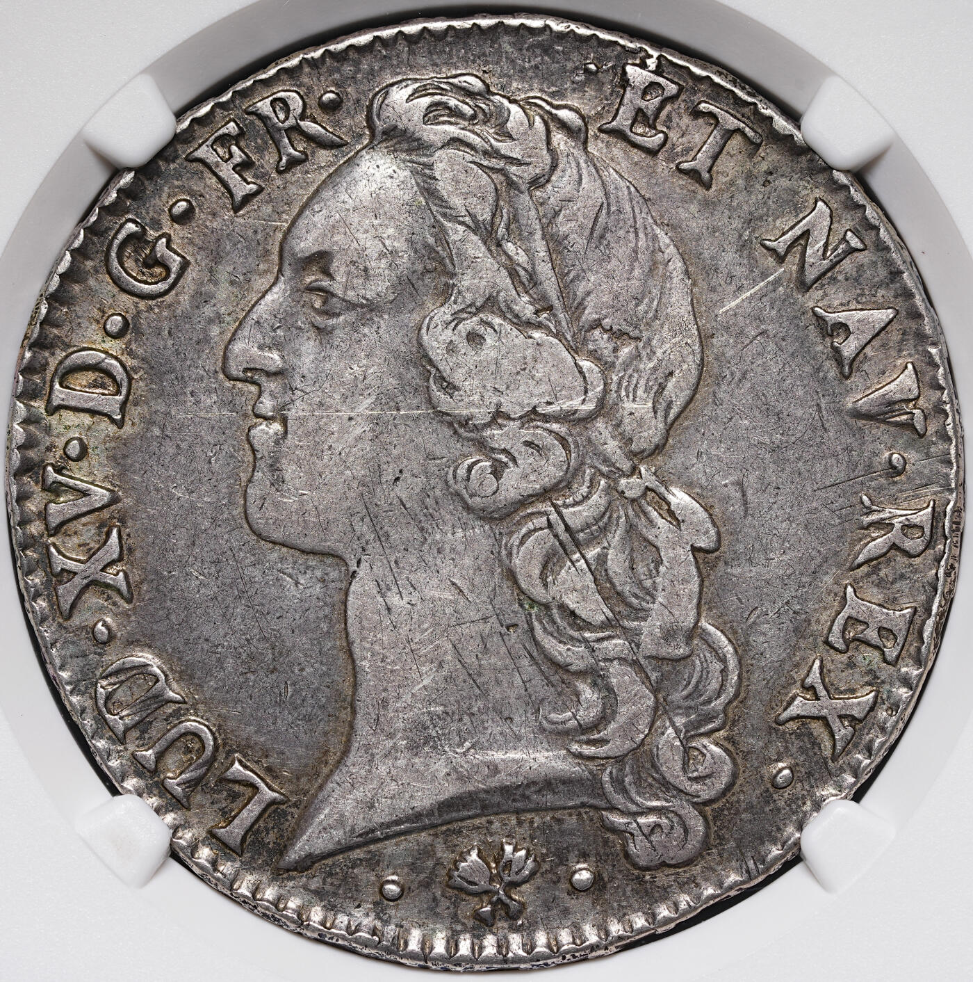 修遠堂世界钱币第四十一期 全场包邮 NGC VF35 1767年法国1埃居大银币 路易十五 L厂铭