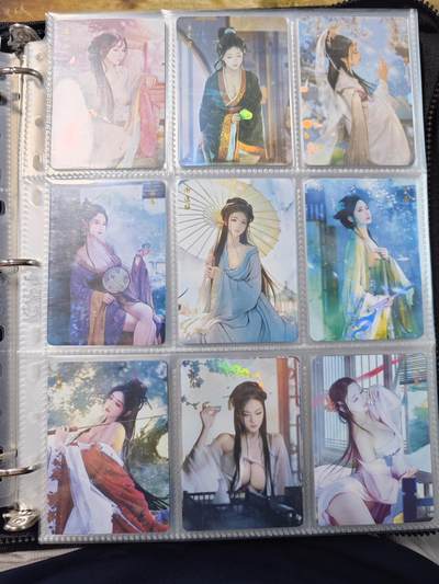 ♥国庆欢乐场：玩卡战线超级大甩拍第11期（好物、稀缺、镇册之宝） 燎原-红颜录近景112张彩闪全，每一张都漂亮，极佳系列美女卡