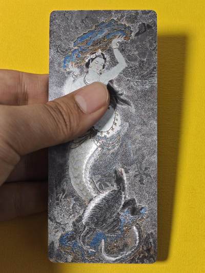 ♥国庆欢乐场：玩卡战线超级大甩拍第11期（好物、稀缺、镇册之宝） 九轩-李云中绘群雄逐鹿（三国）之女娲异形粗闪卡，非常经典，稀见，送卡膜