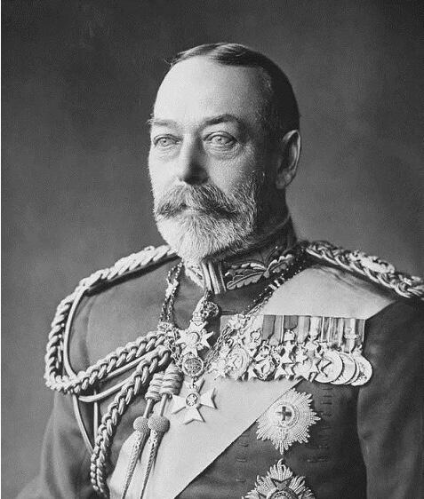英国1916年乔治五世银币 珐琅彩镀金高浮雕精制银币章吊坠 33MM
