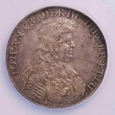 NGC-MS64 1676布伦斯维克荒岛求生泰勒大银币 唯一冠军 - NGC-MS64 1676布伦斯维克荒岛求生泰勒大银币 唯一冠军