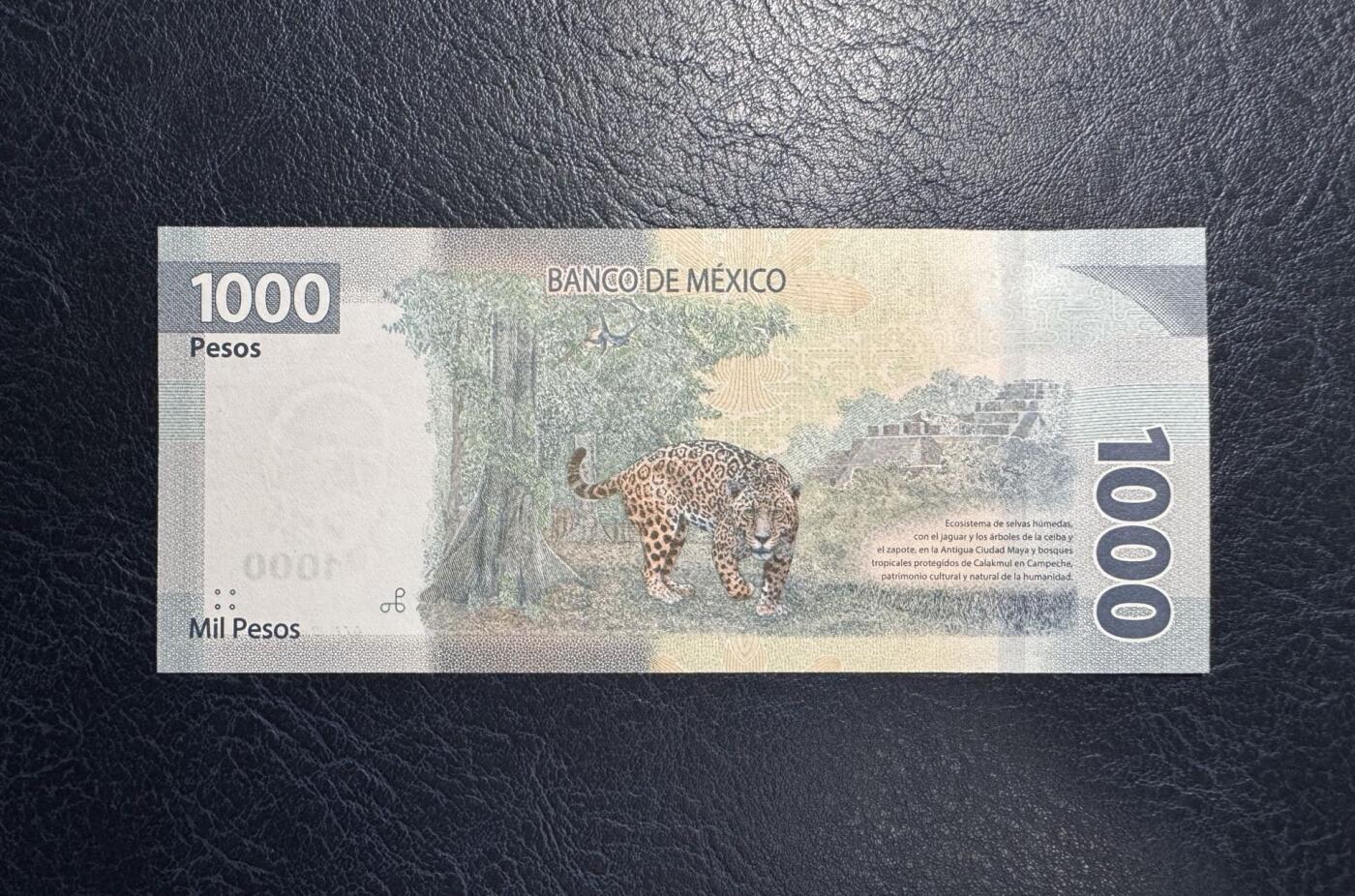 收藏联盟Quantum Auction 第380期拍卖  墨西哥2019年1000比索 品相全新UNC AA首发冠 墨西哥第三十三总统马克罗
