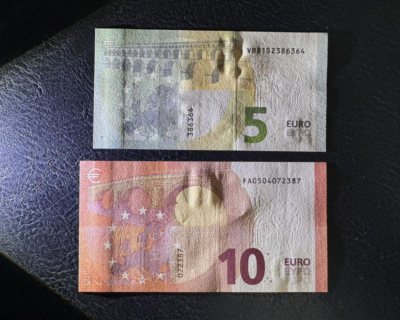 收藏联盟Quantum Auction 第380期拍卖  欧盟国家2013-14年5和10欧元 品相全新UNC
