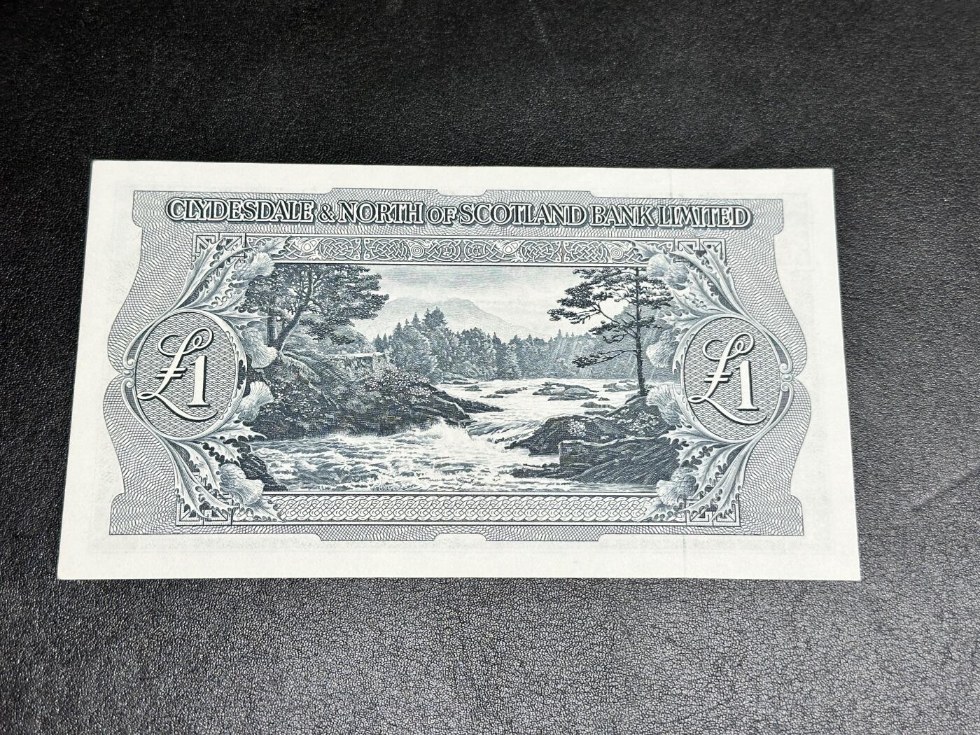 《外钞收藏家》第四百二十一期 1958年苏格兰1镑  UNC-