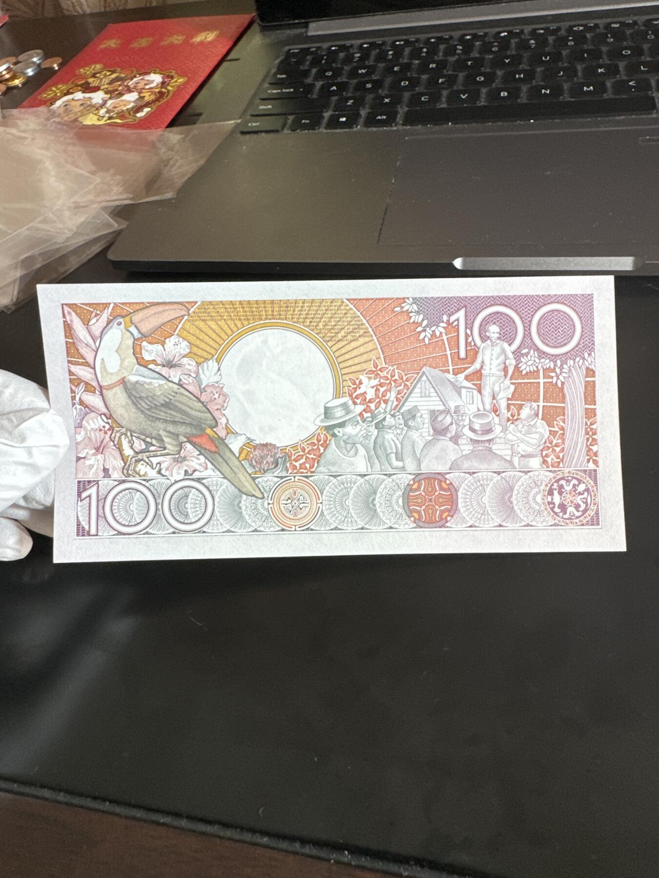 国庆假期快乐🎉正常打包1天发货哦～  美洲苏里南100盾