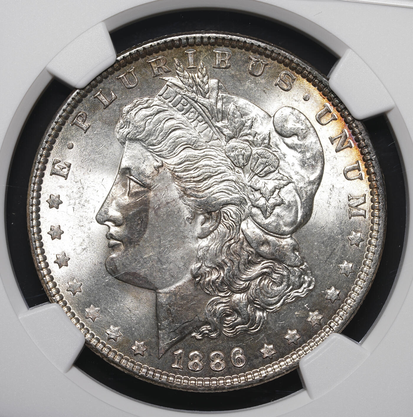 修遠堂世界钱币第四十二期 全场包邮 NGC MS64 1886年摩根大银币