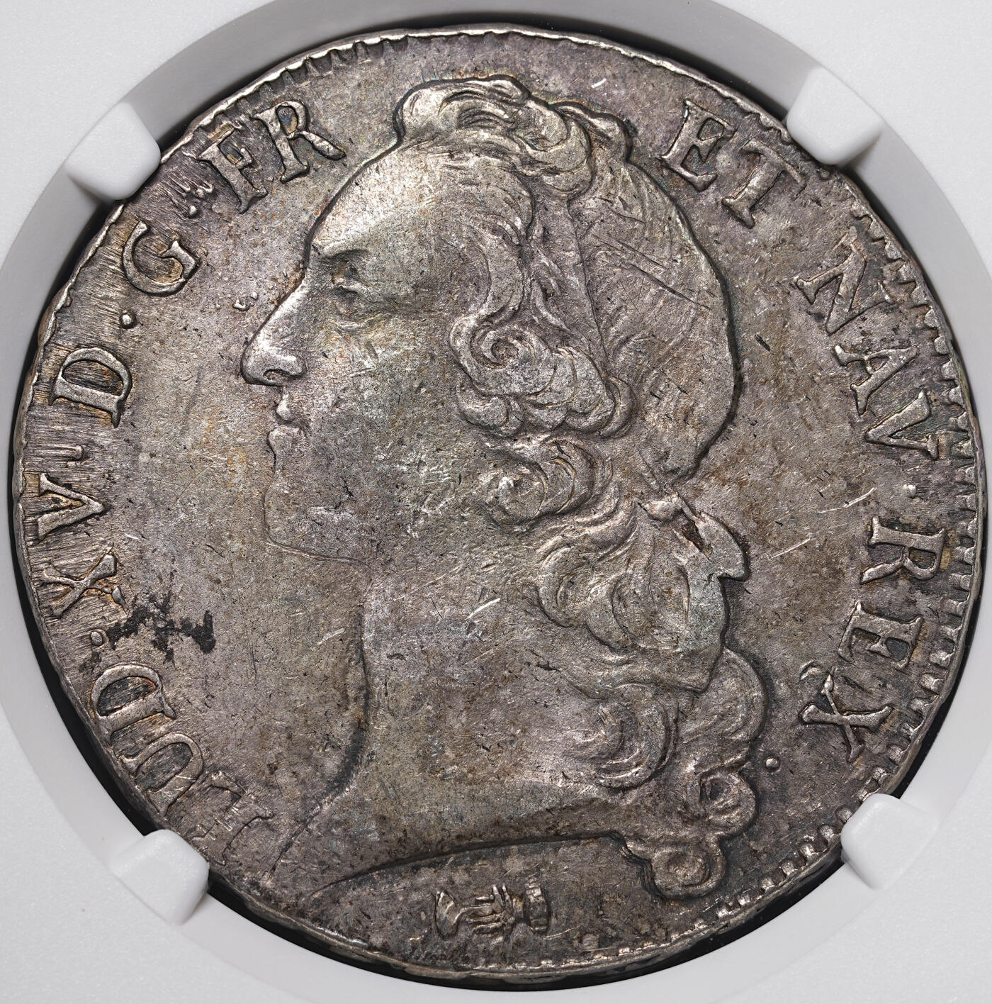 修遠堂世界钱币第四十二期 全场包邮 五彩 NGC XF45 1765年法国埃居大银币 路易十五 K厂铭