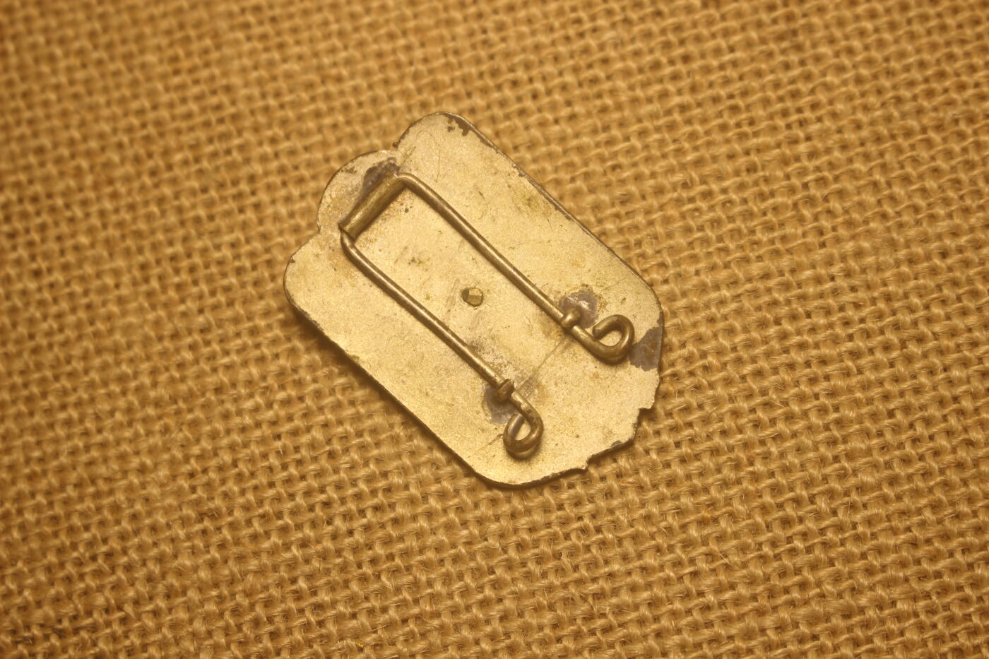 在乡军人会会员章，大型版本，铜质，日常佩戴品相