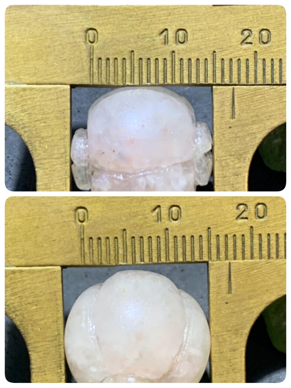 精美亚光满冰飘料战国红玛瑙手工雕刻四棱南瓜灯笼珠一颗！