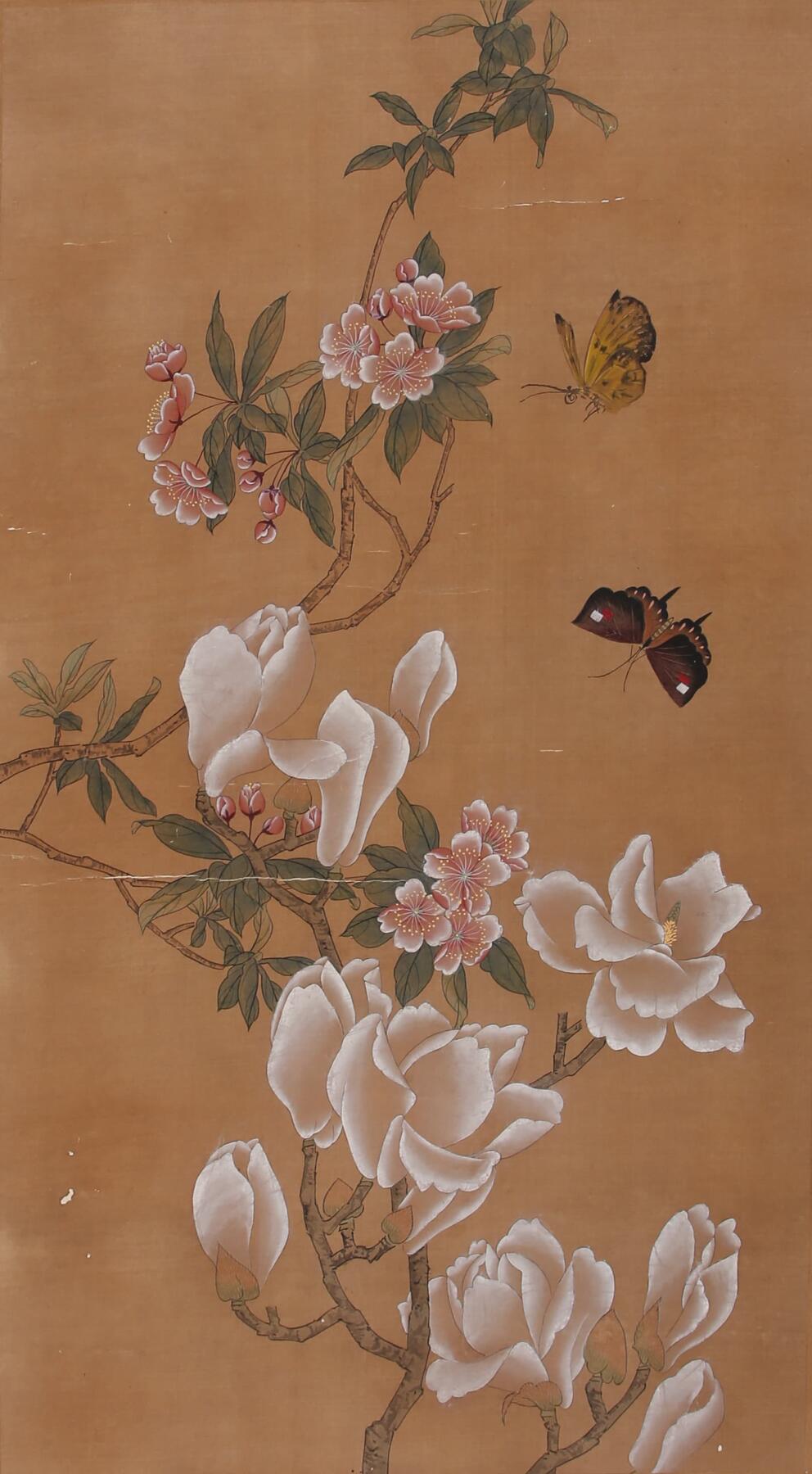 合拍寒食雅集-中国书画 佚名 花鸟 66×37cm