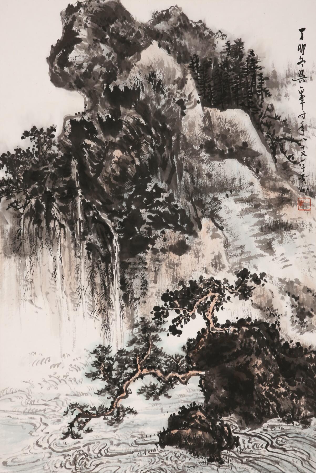 合拍寒食雅集-中国书画 吴一峰 山水 69×45cm