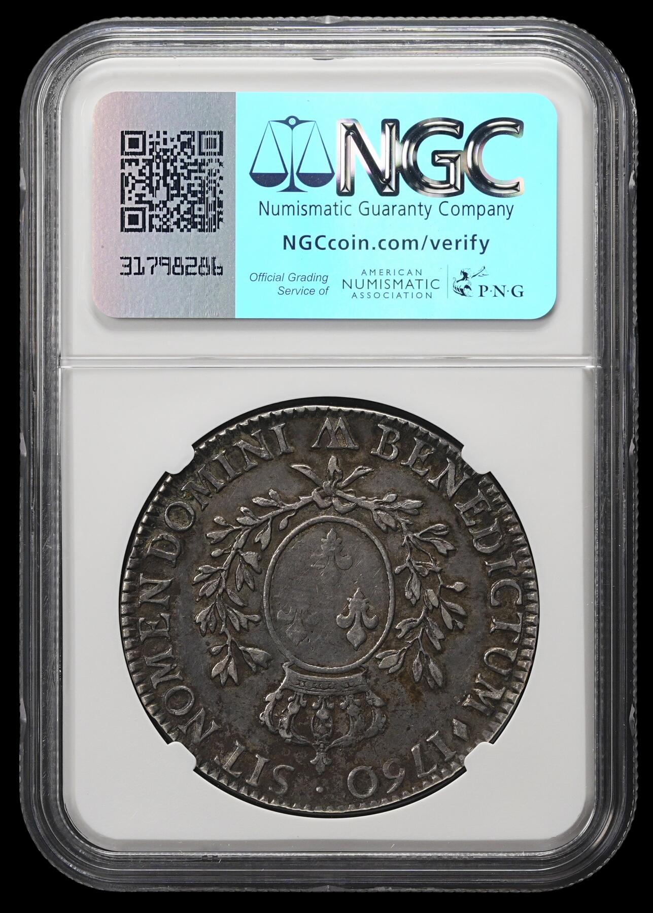 修遠堂世界钱币第四十二期 全场包邮 老包浆 NGC XF45 1760年法国埃居大银币 路易十五 W厂铭