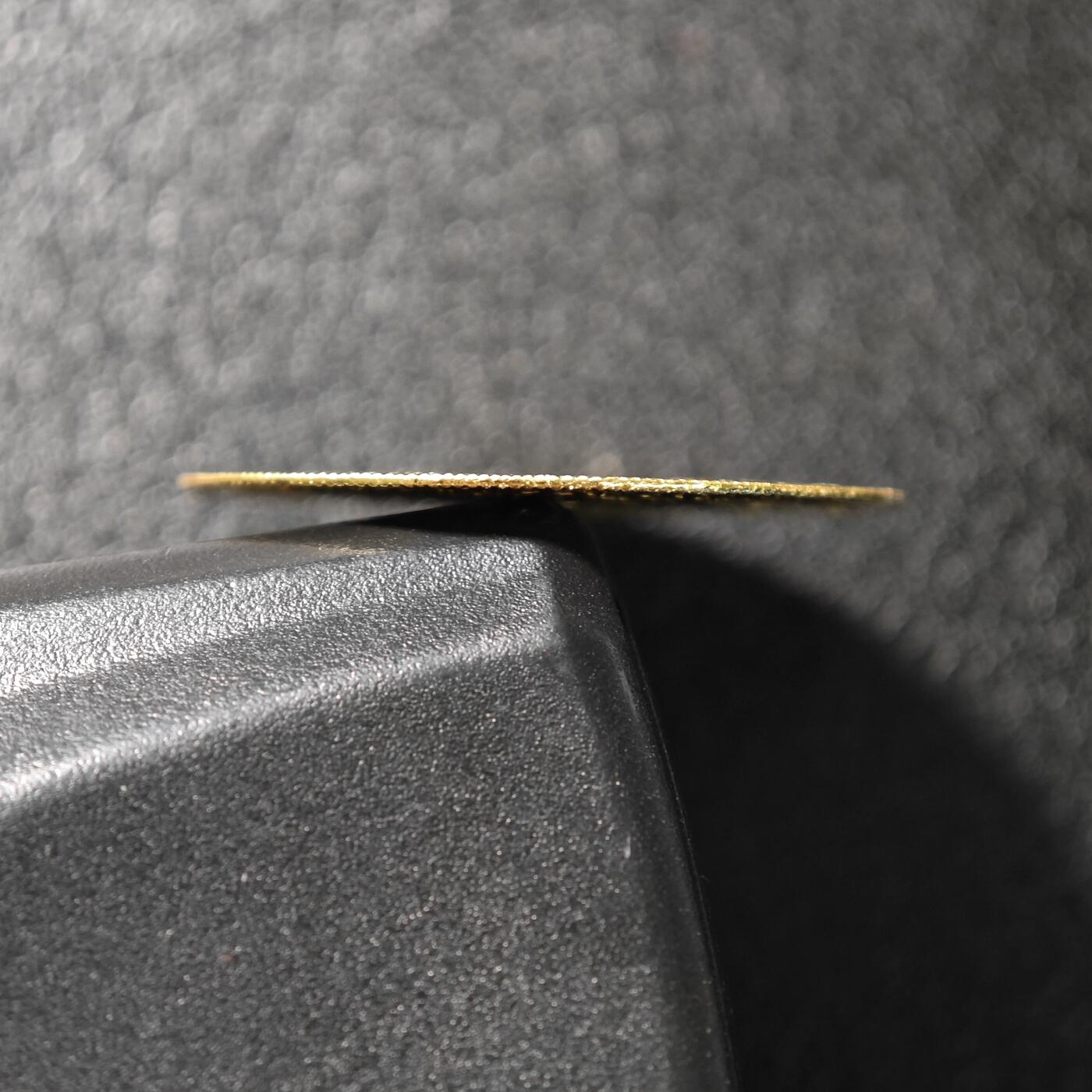 后铸 “1758年” 列支敦士登金币 直径约：22mm，重约：3.4g