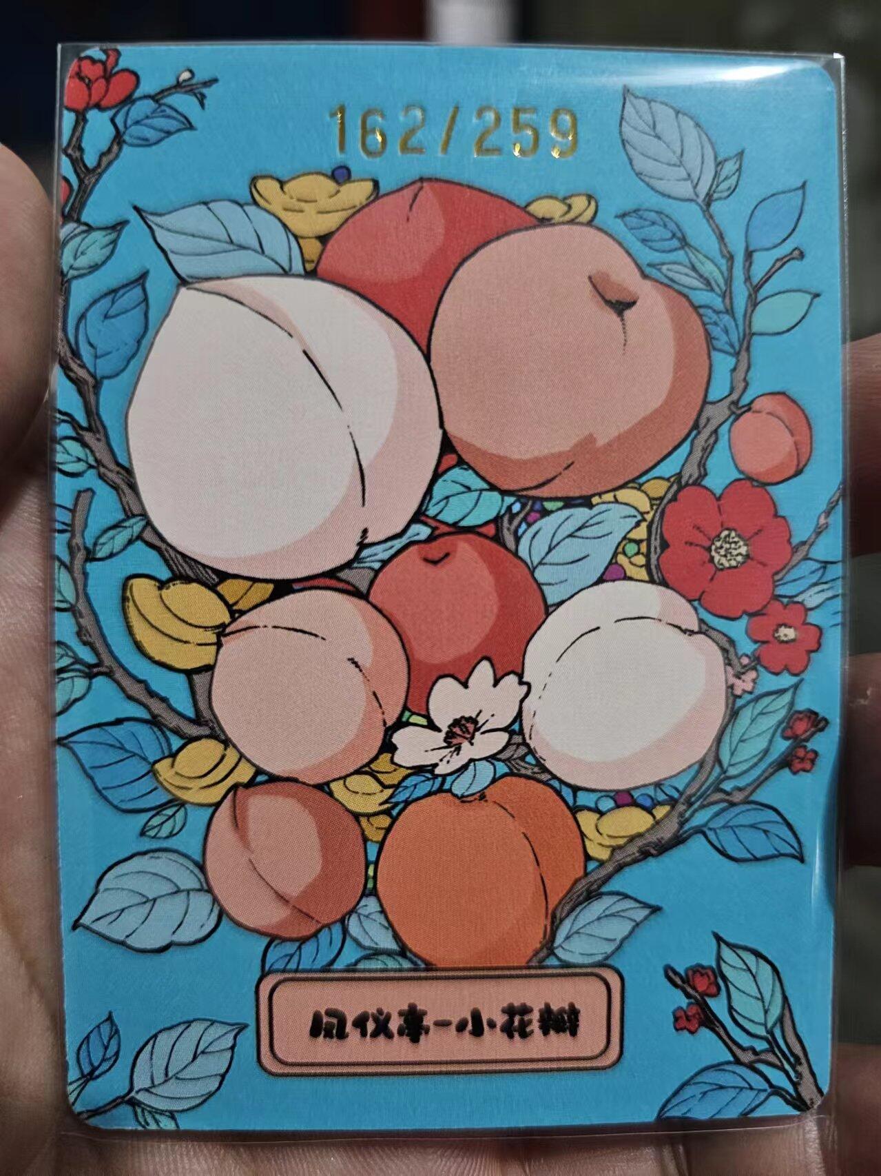 龍虎卡牌第⑥场 编号普卡 凤仪亭貂蝉 小花瓣 编号162