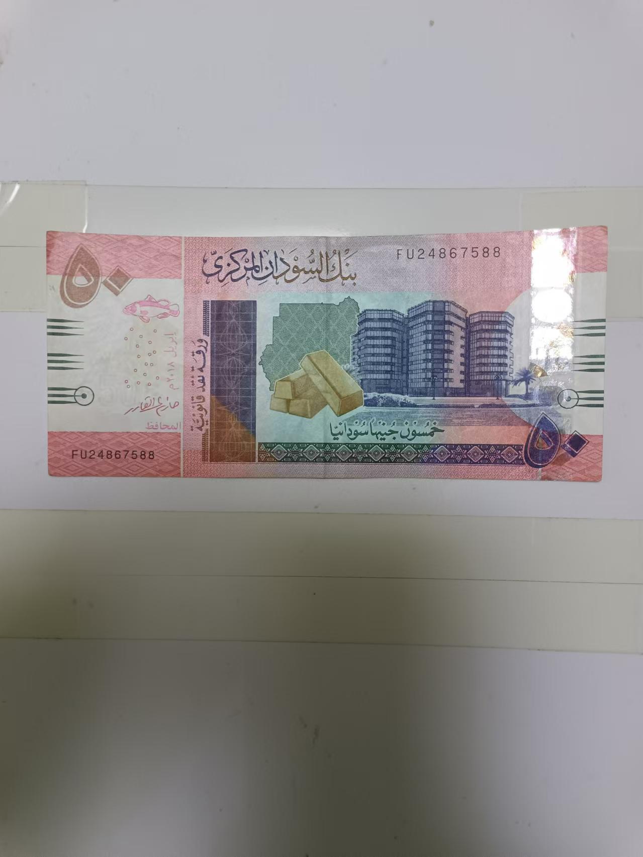 【20241005】非全新纸币第172场 苏丹50镑