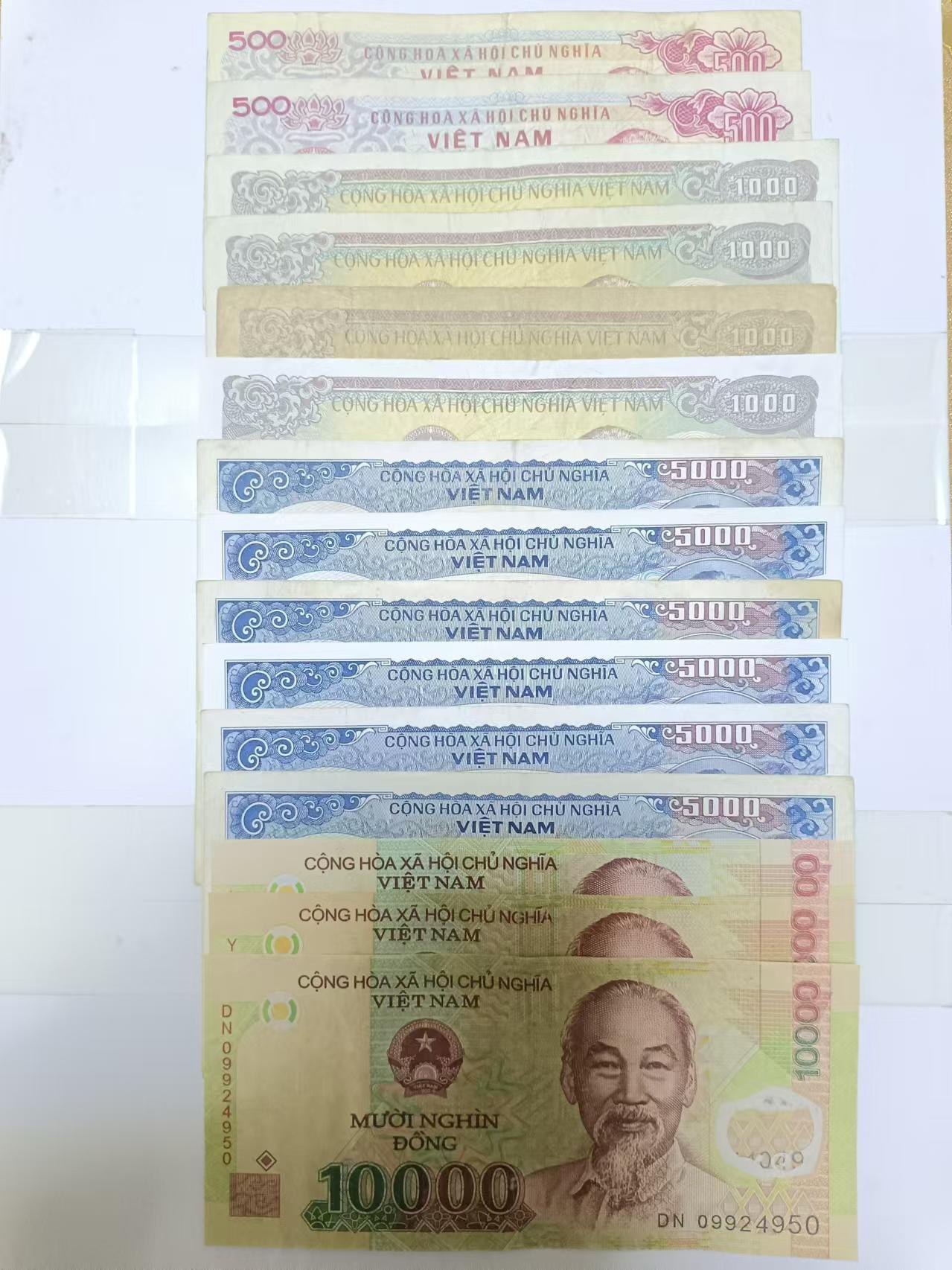 【20241006】非全新纸币第173场 越南15张纸币