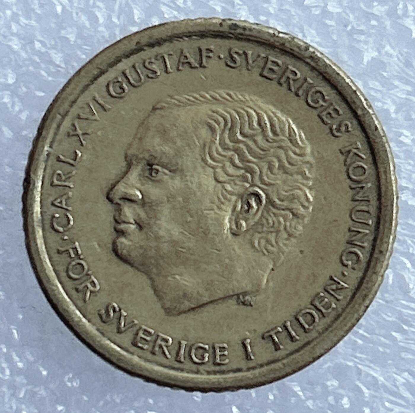 海外回流1元起拍小铺 各国钱币散币场 第17期 瑞典1992年10克朗纪念币 美品