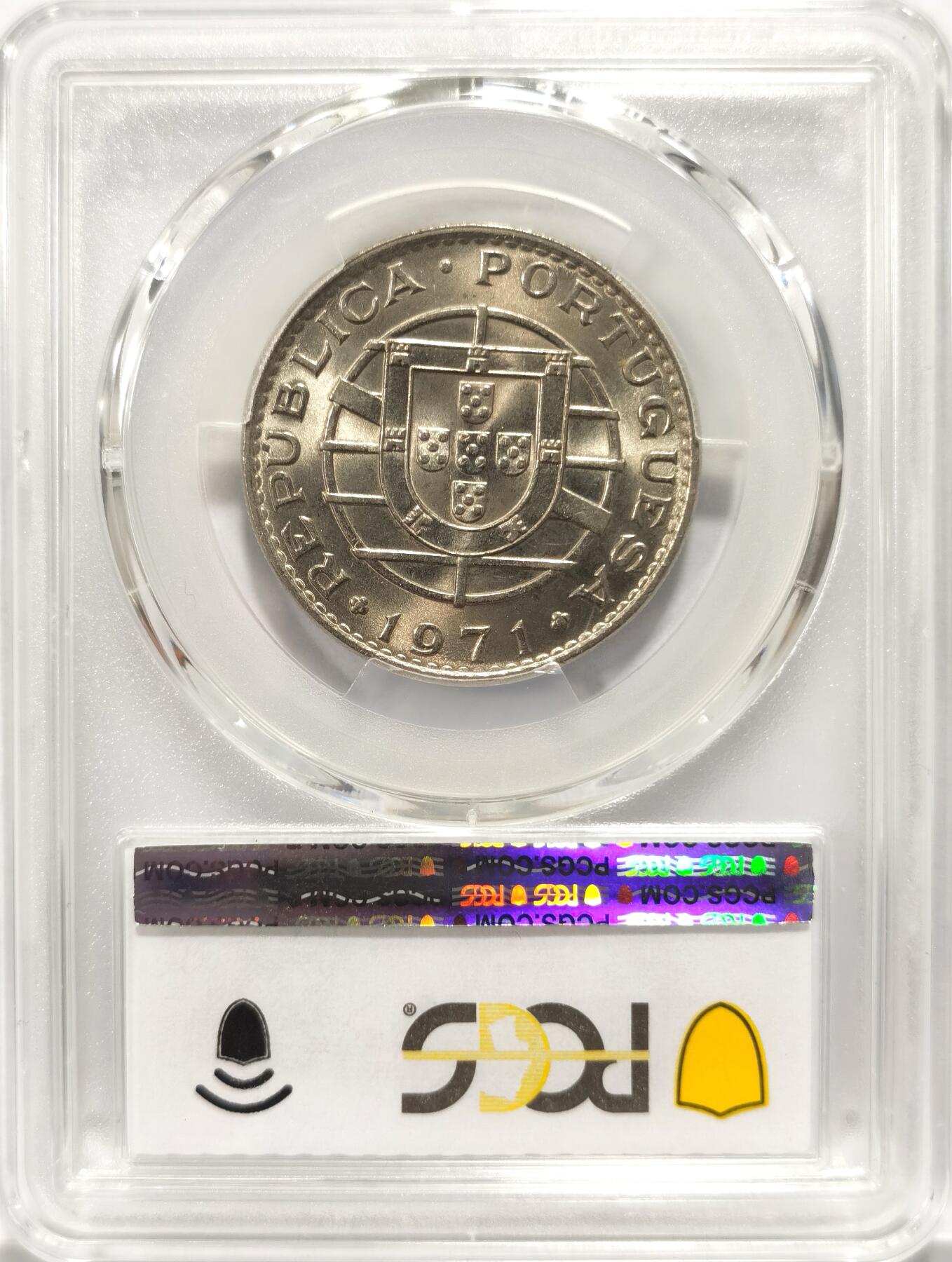 博洋堂世界钱币拍卖第094期（全场包邮） PCGS MS66 葡属安哥拉1971年20埃斯库多，PCGS亚军分，仅有一枚更高分