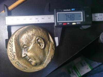 芬兰 1972年节约用水题材超大型铜章
