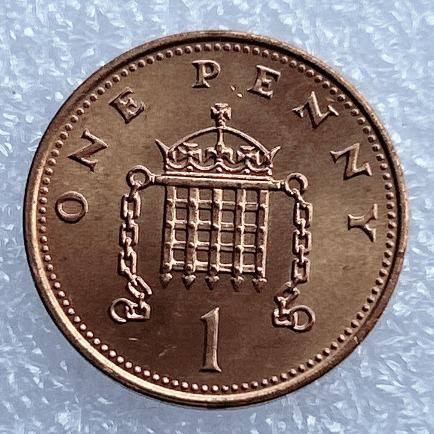 海外回流1元起拍小铺 各国钱币散币场 第17期 英国1986年1便士 原光好品