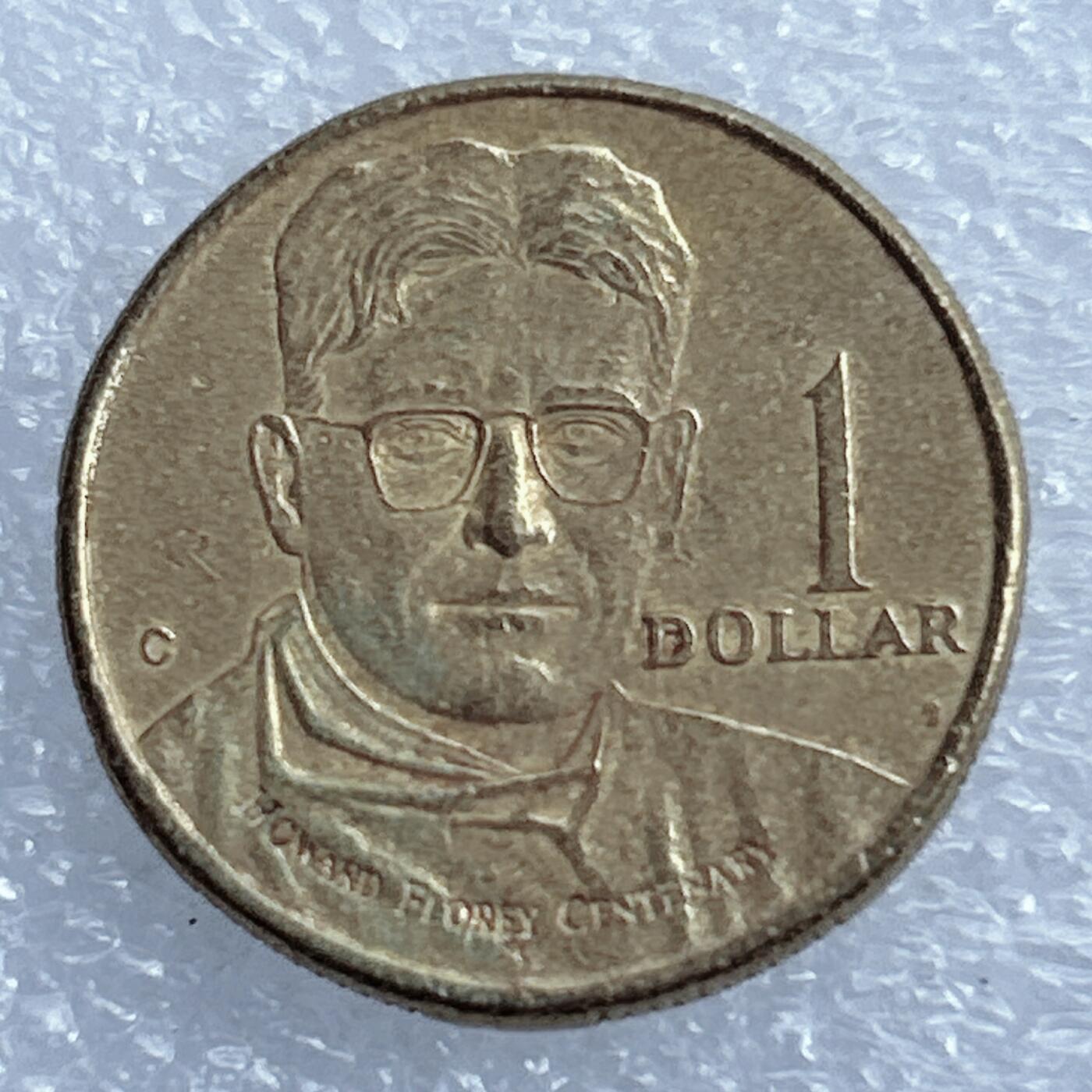 海外回流1元起拍小铺 各国钱币散币场 第17期 澳大利亚1998年1元 纪念研制青霉素的霍华德