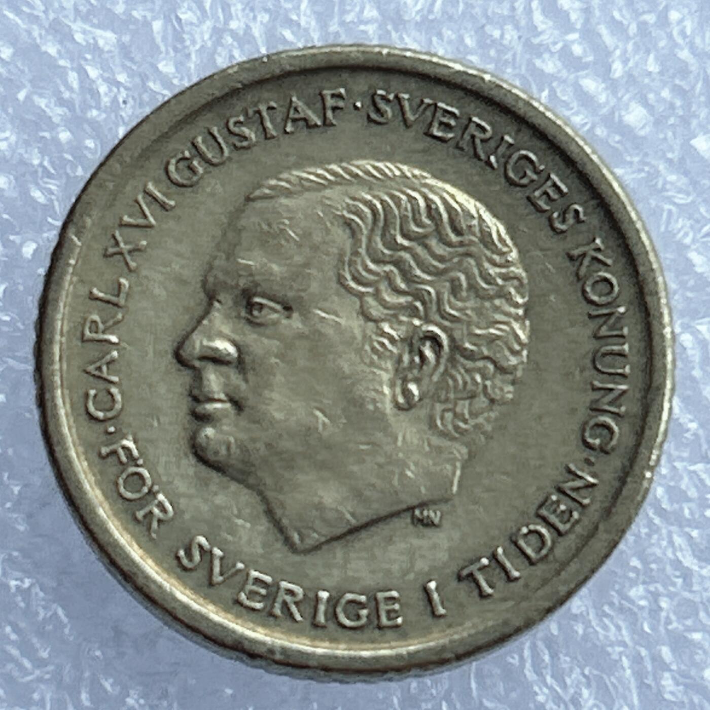 海外回流1元起拍小铺 各国钱币散币场 第17期 瑞典1993年10克朗纪念币 美品