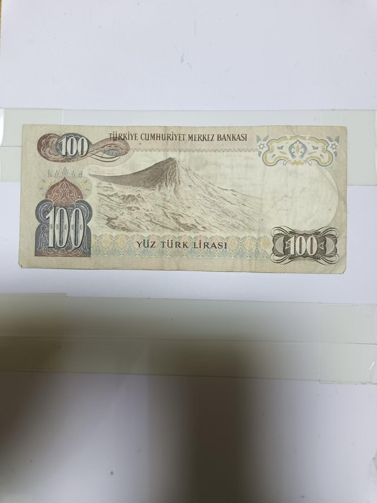 【20241007】非全新纸币第174场 土耳其100里拉