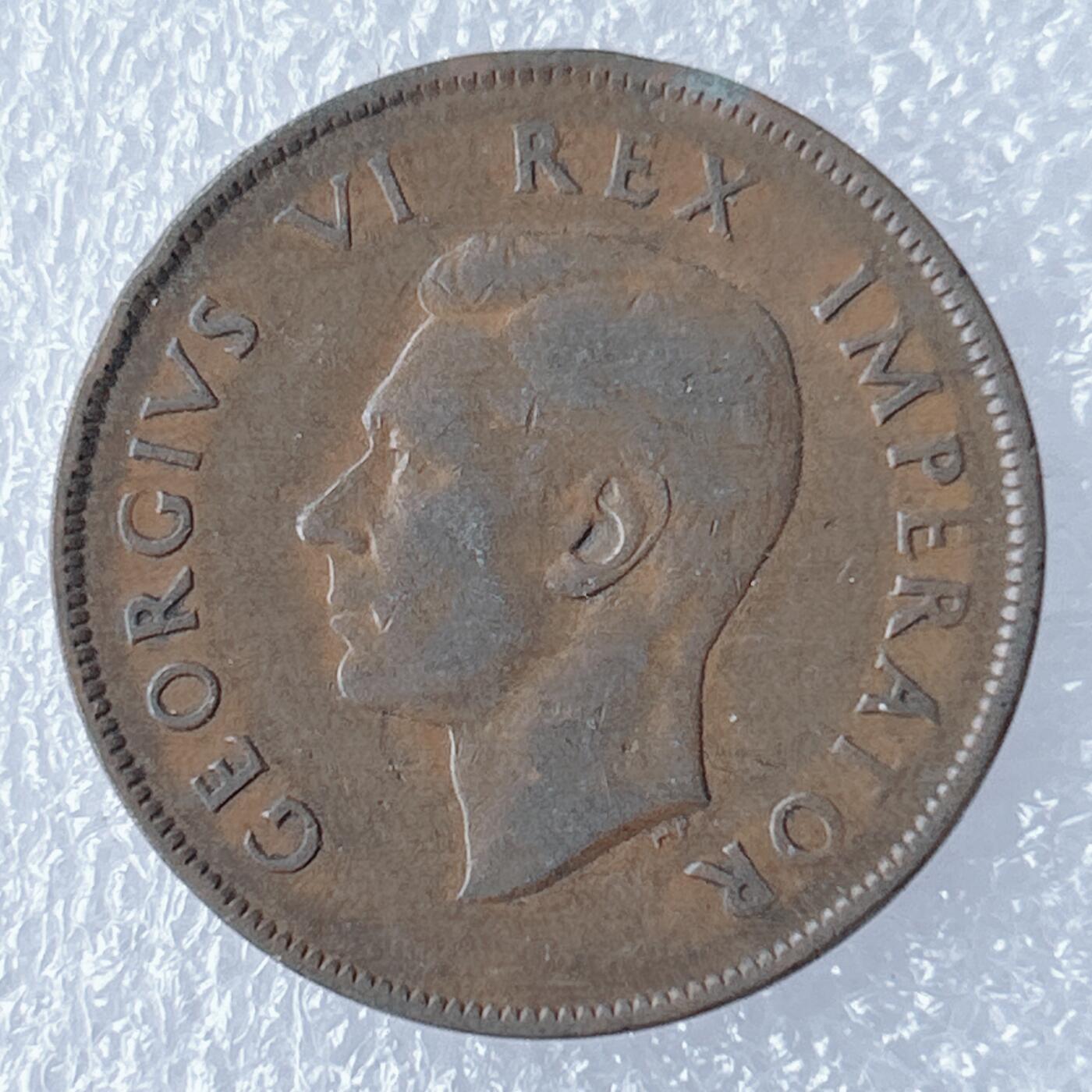 海外回流1元起拍小铺 各国钱币散币场 第17期 英属南非1941年1便士铜币 乔治六世