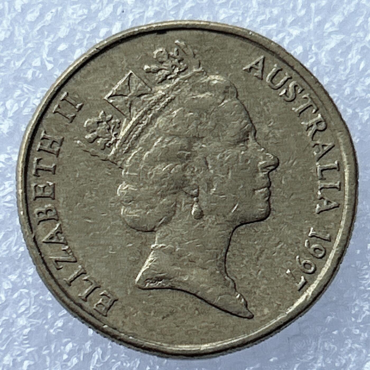 海外回流1元起拍小铺 各国钱币散币场 第17期 澳大利亚1元铜币纪念币 1997年飞行员查尔斯史密斯