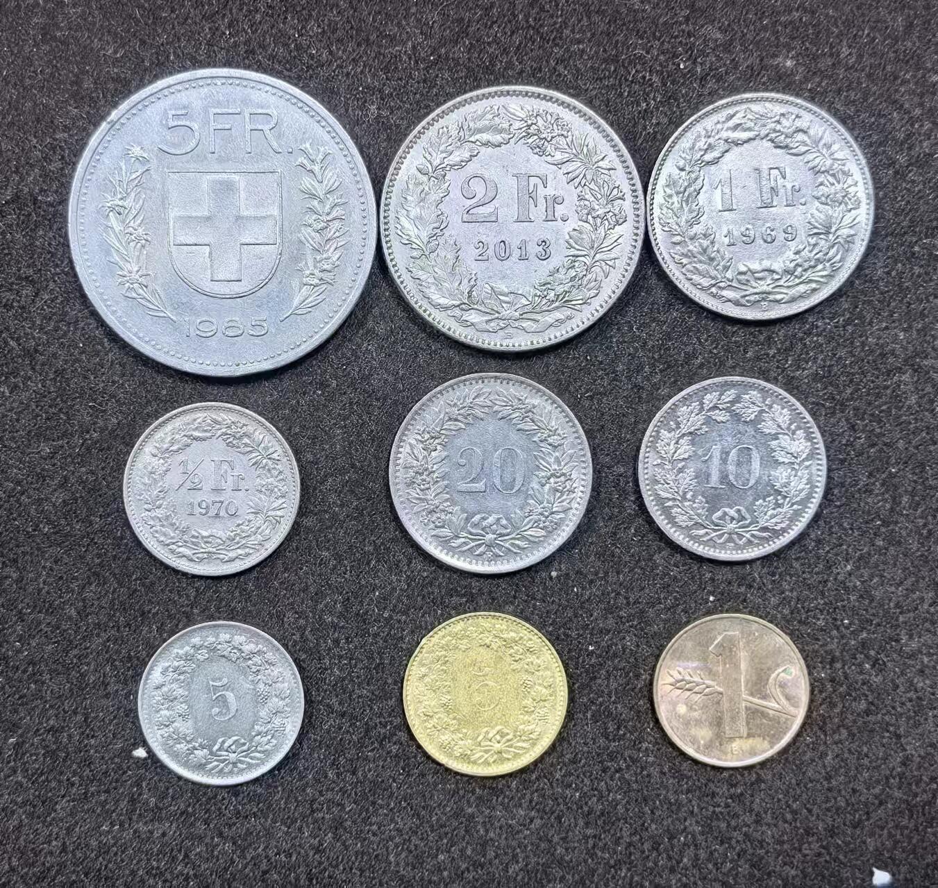 北京马甸外国币专卖微拍第128期，外国非贵金属纪念币，流通币专场，陆续上新，欢迎关注 瑞士