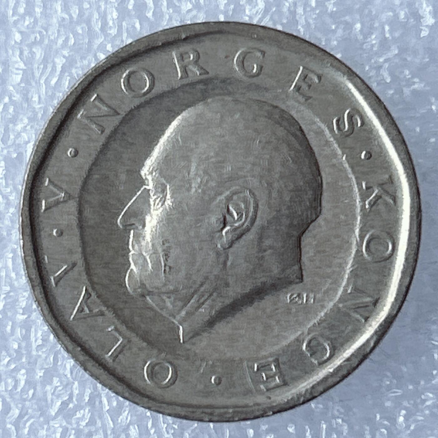 海外回流1元起拍小铺 各国钱币散币场 第17期 挪威1984年10纪念币铜币