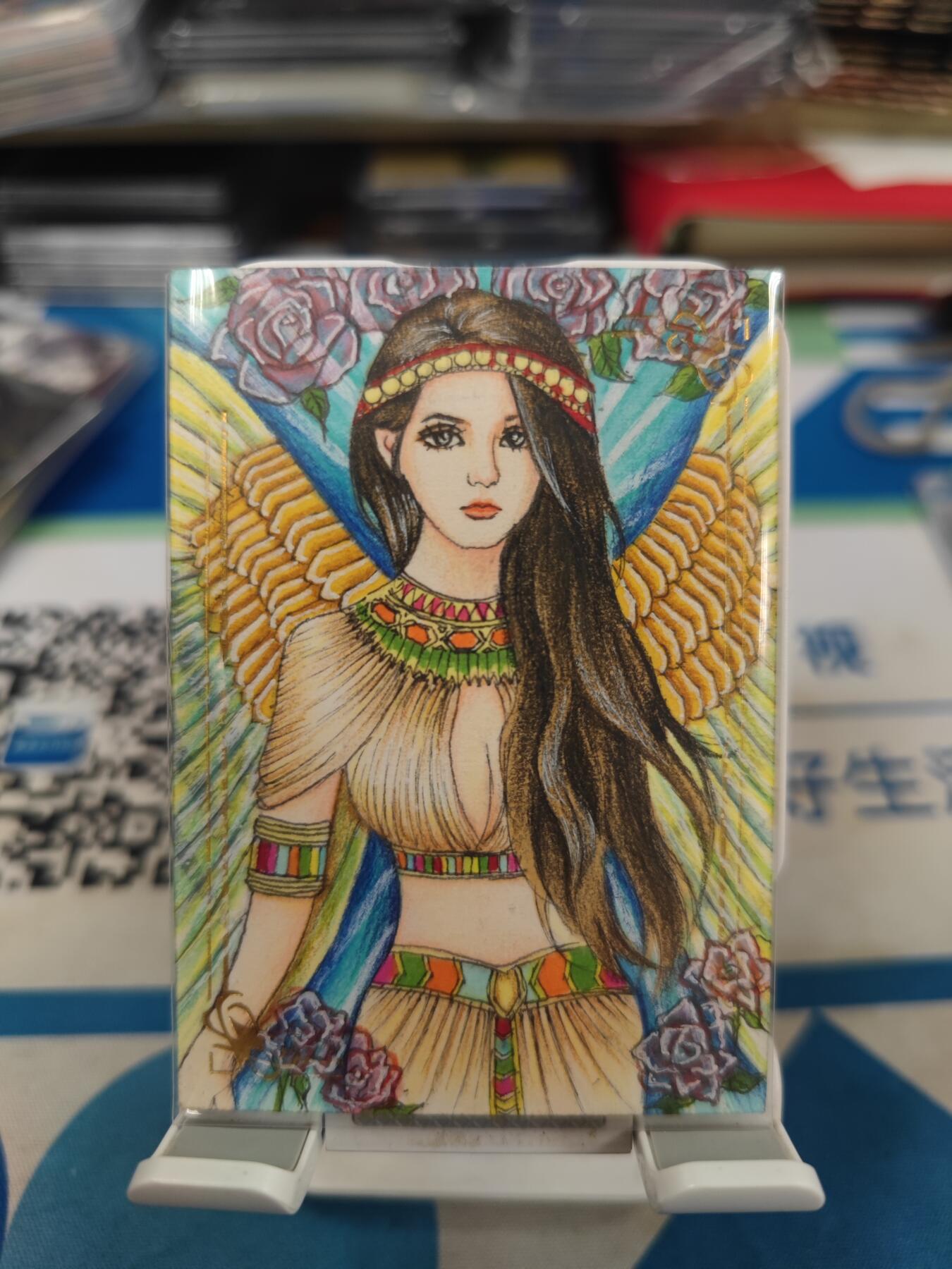 妖精的尾巴卡牌拍卖《手绘卡专场》第二十九期(收拍品) 手绘卡-伊西斯女神-画师:清晨