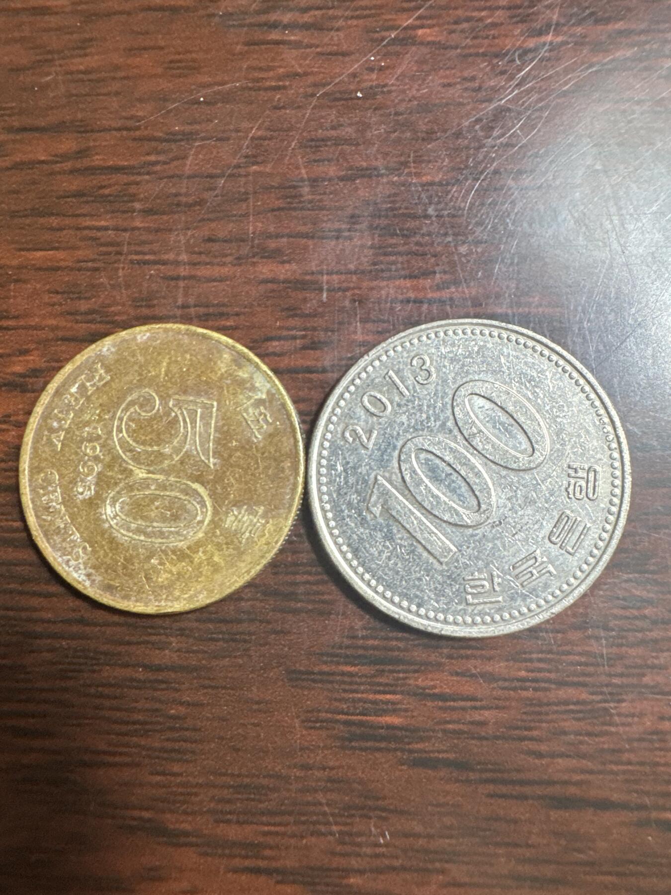 国庆大派送啦～照常发货呦～ 外国钱币（两枚）