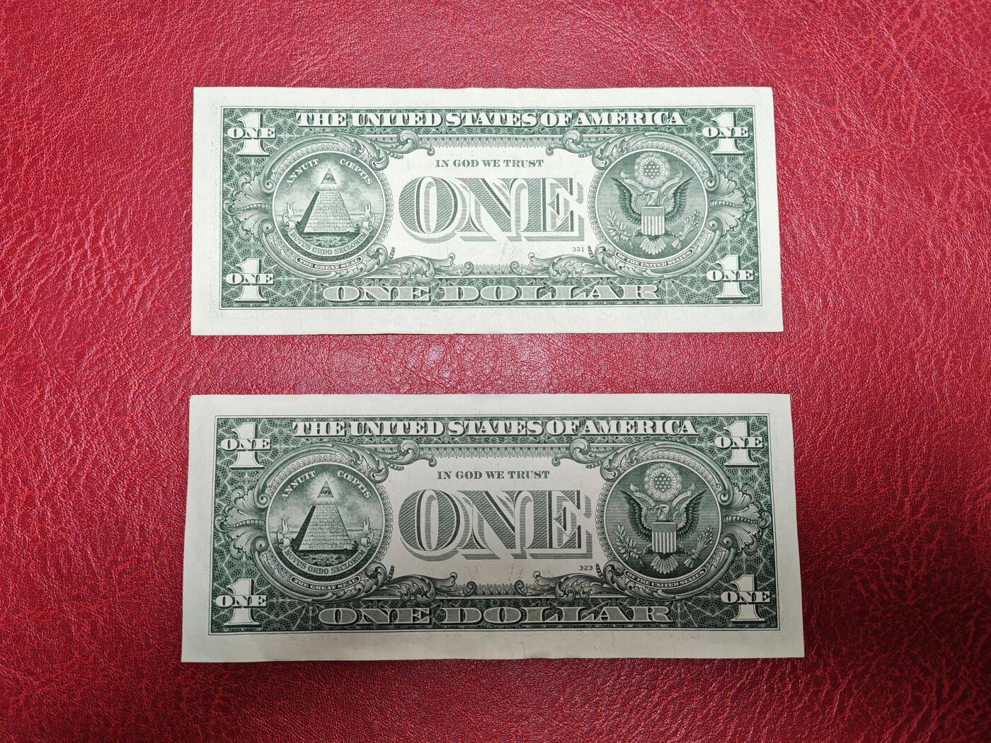 美国纸币 2009年 1美元 非全新好品 单价