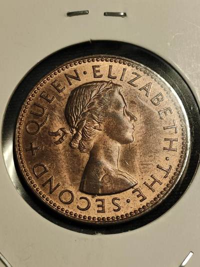 2024年第九场外国好品散币(免佣金) - 新西兰🇳🇿1965年1/2便士