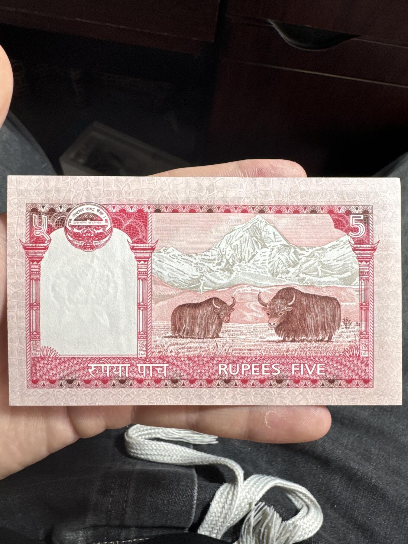 国庆大派送啦～照常发货呦～ 尼泊尔5卢比