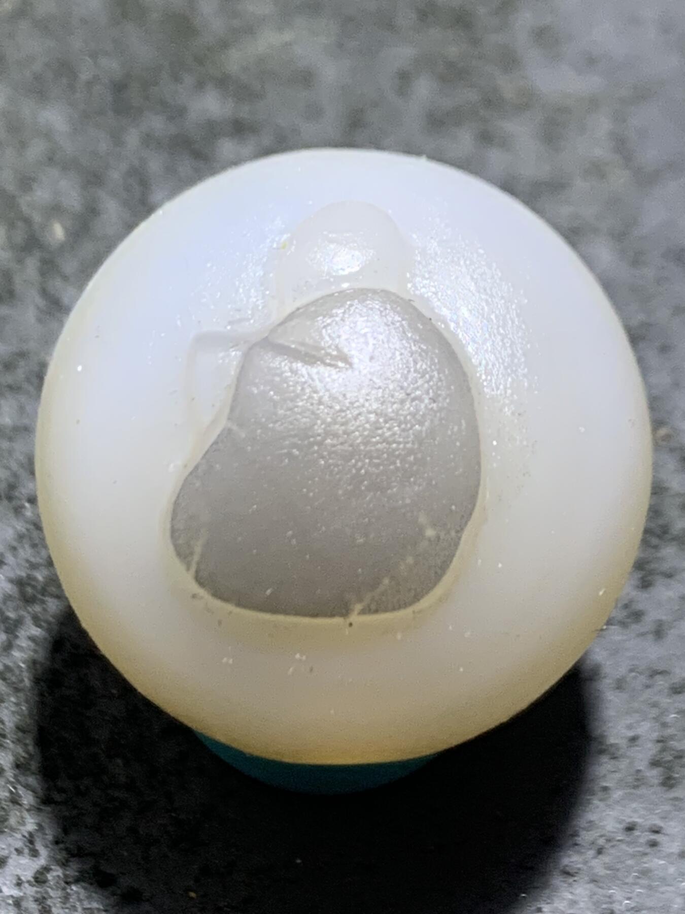 精美亚光高玉化天眼纹海洋玉髓手工俏色巧雕无相佛意境2.0圆珠一个！，