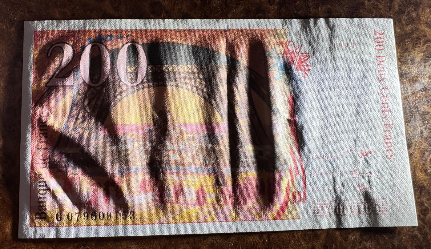 得物收藏 Chase Auction 第32期 - - 外钞、民国钞和人民币混合场！ 法国200法郎，品相如图！