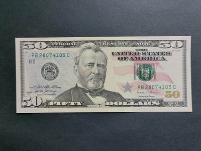 外国币241116第一场 - 美国🇺🇸2017A年50美元，全新品相UNC。