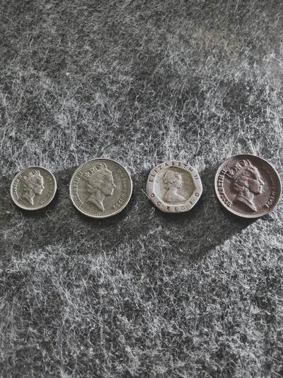 英国硬币 英国便士 英国硬币 英国便士