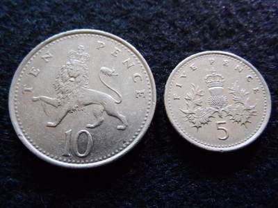 英国硬币 英国便士 英国硬币 英国便士