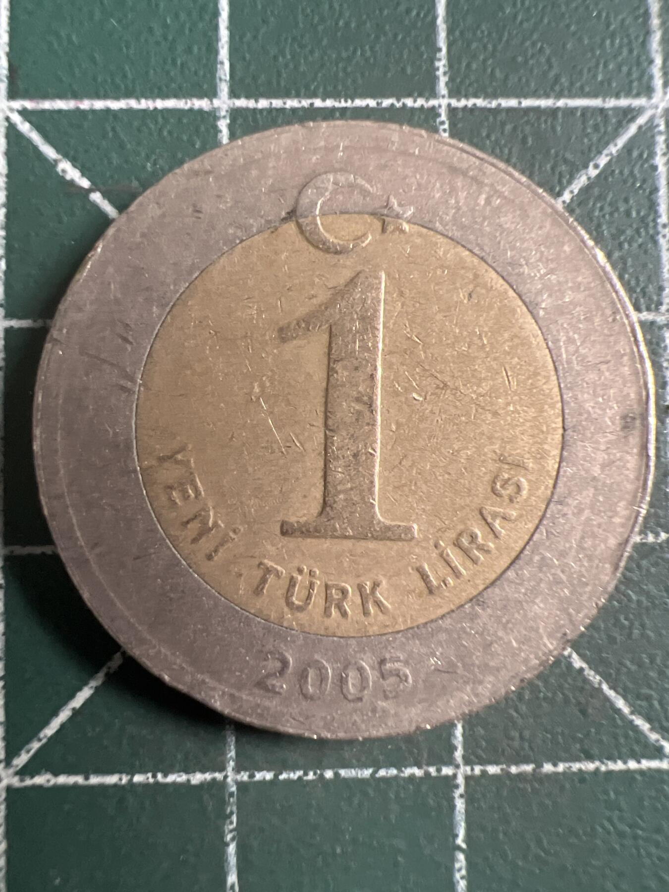 第724期 硬币专场 （无押金，捡漏，全场50包邮，偏远地区除外，接收代拍业务，本店十天发一次货） 土耳其1里拉