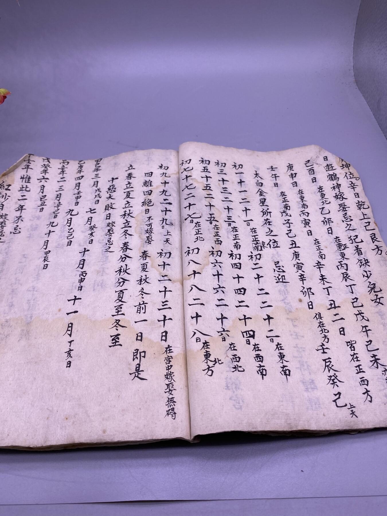 手写本卦书，尺寸22*15厘米，23页内容，品相如图，450包快递