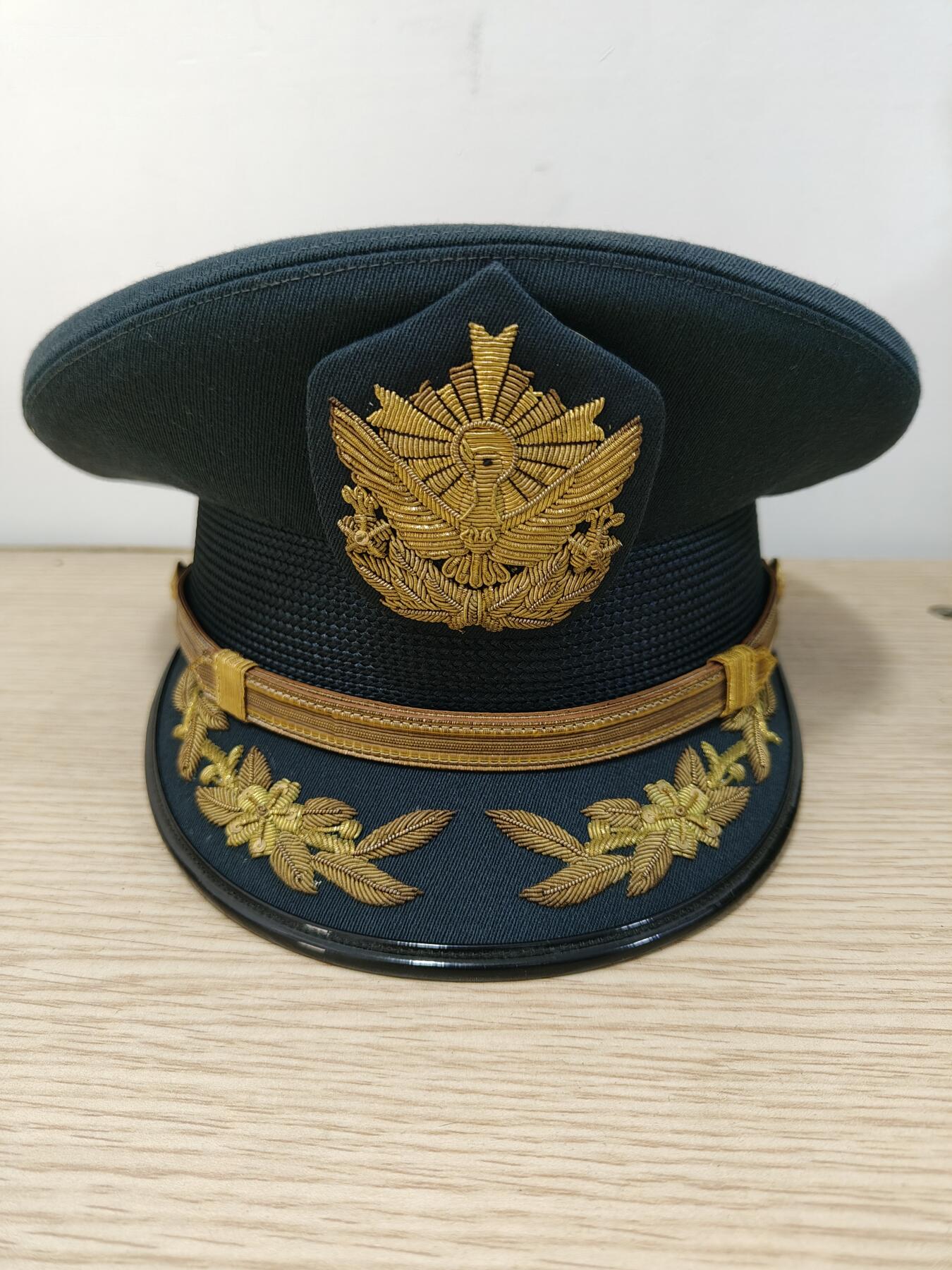 全场0元起拍 第199期 咸鱼国勋章拍卖专场 10月13日（周日）下午6：00开始 稀少 陆自58式 佐官刺绣礼服大檐帽 57CM