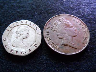 英国硬币 英国便士 英国硬币 英国便士