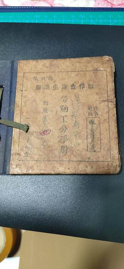 各种藏品大杂烩 - 1955年度   呈贡县  农业生产合作社劳动工分手册
