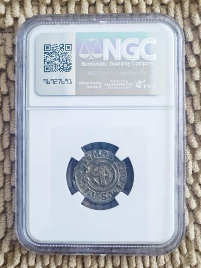 10月10日 币章邮（罕珍稀） - 珍稀品：德国 哥廷根 1616年版 1/24泰勒 银币 NGC AU53（超一流品相）
